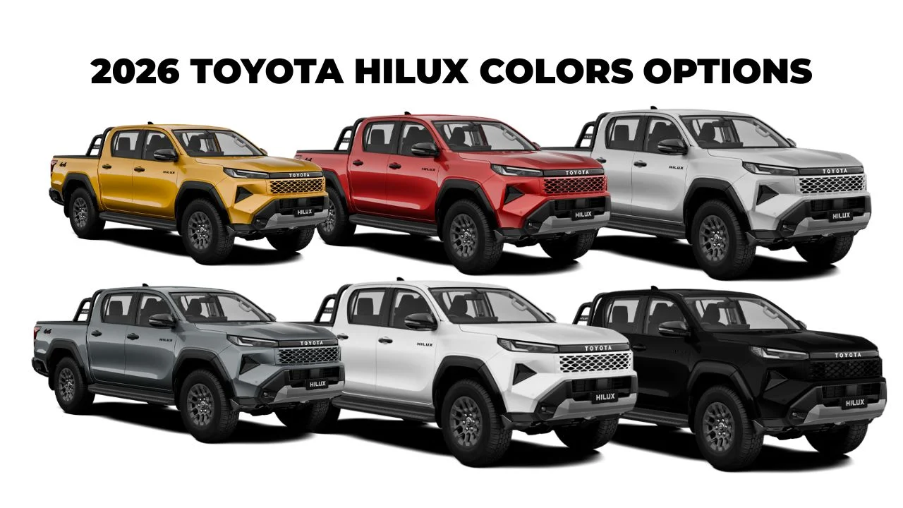 2026 Toyota Hilux Colors Options Gallery