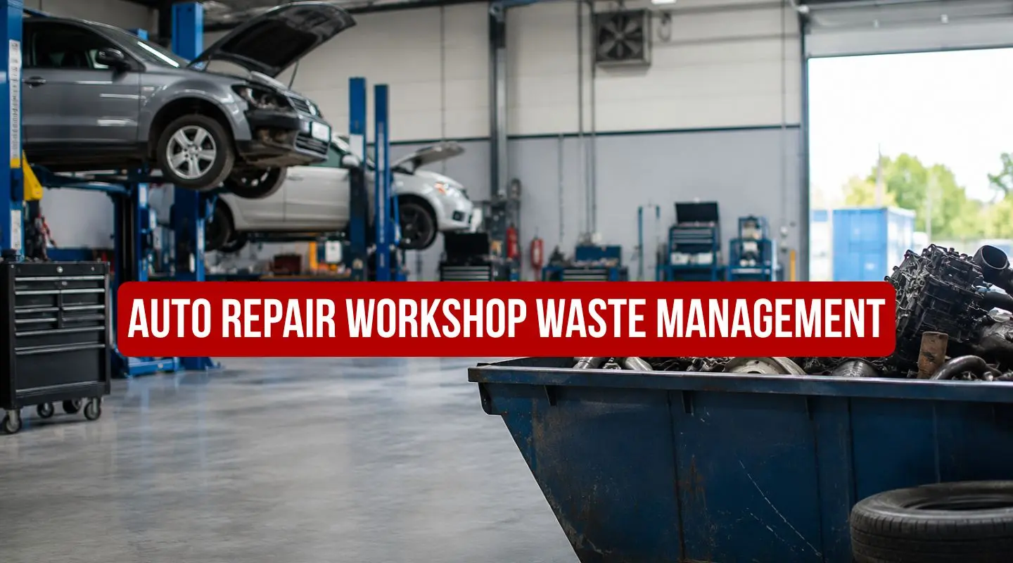 Auto repair workshop waste management
